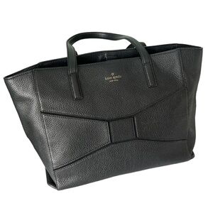 Kate Spade Black Large Bow Francisca Bridge Place Tote
